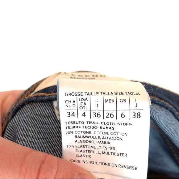 Weekend MaxMara W111 Skinny Jeans Dark Wash Size 4 - Picture 7 of 7